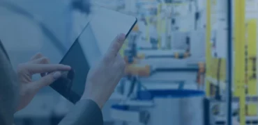 Hands holding a tablet