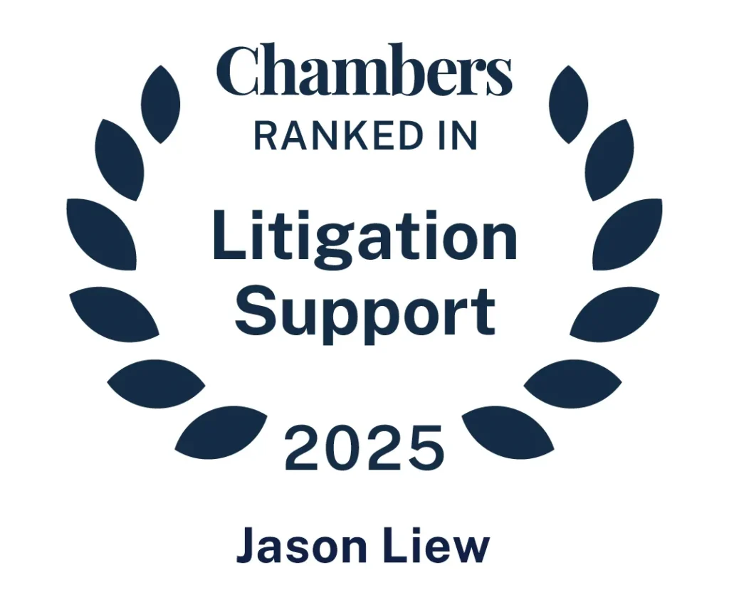 Jason Liew Chambers ranked in Litigation Support 2025