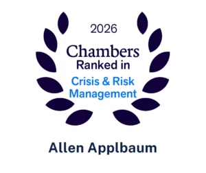 Allen D. Applbaum – Chambers ranked in Crisis & Risk Management 2026