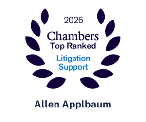 Allen D. Applbaum – Chambers ranked in Litigation Support 2026