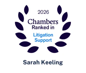 Sarah Keeling Chambers ranked in Litigation Support 2026