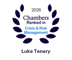 Luke Tenery – Chambers ranked in Crisis Risk Management 2026